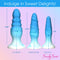 SIMPLY SWEET SILICONE BUTT PLUG SET BLUE-2