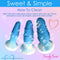 SIMPLY SWEET SILICONE BUTT PLUG SET BLUE-7