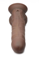 FLESHSTIXXX 8IN VIBRATING DILDO W/ BALLS DARK-2