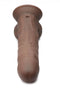 FLESHSTIXXX 8IN VIBRATING DILDO W/ BALLS DARK-2