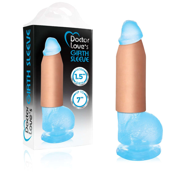 GIRTH SLEEVE 1.5IN EXTRA GIRTH LIGHT FLESH 7IN TRIM-TO-FIT-0