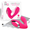 OMG Vibra G Pulse Clitoral Suction Massager Pink with dual-action design and G-spot vibrator features.