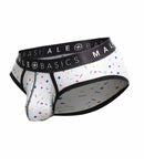 Male Basics Sexy Pouch Brief Confetti Large offering stylish comfort with a contoured fit and playful confetti design.