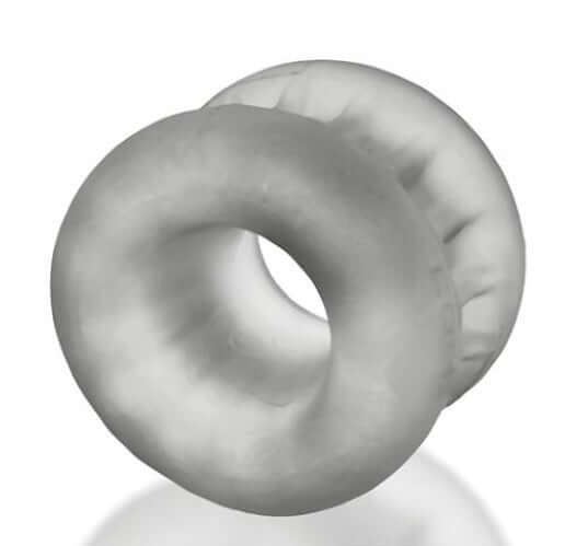 Clear Ice Oxballs CORE Silicone Ballstretcher for comfortable and secure fit, enhancing sensations and prolonging experiences
