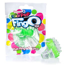 Screaming O ColorPop FingO Tip Green in packaging, showcasing fun fingertip vibe design with vibrant colors.