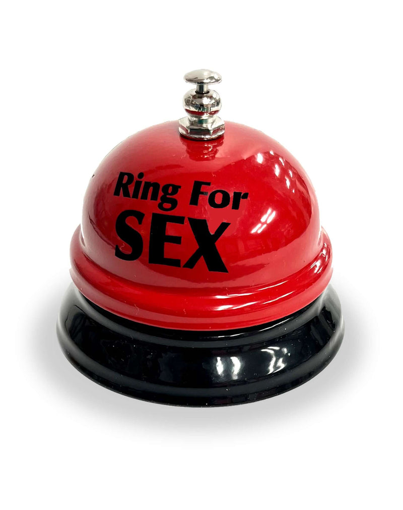 Red Ring for Sex desktop bell by Little Genie, a fun adult novelty gift to add playful excitement to your love life.