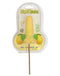 Lemon-flavored cocktail lollipop in playful packaging, ideal for bachelorette parties and adult gatherings.