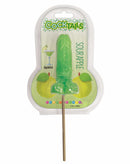 Cocktails Lolli Sour Apple Novelty Lollipop in packaging, featuring a vibrant green sour apple flavor.