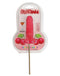 Cherry cocktail lollipop in playful adult-themed packaging, perfect for bachelorette parties and fun gatherings.