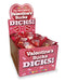 Valentine's Sucks Dicks Candy Display with 100 mini-packs of cheeky treats for an irreverent twist on Valentine's Day.