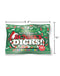 Green bag of St. Nick's Dicks Candy, phallic-shaped holiday sweets, 100 pieces, 3oz, with festive design and humorous theme.