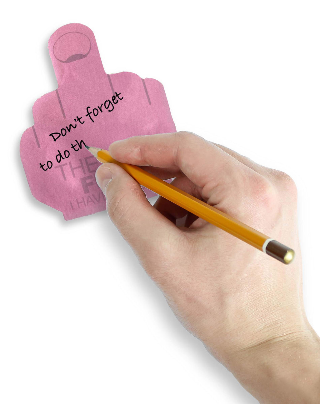 FU Middle Finger Sticky Note Pad