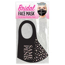 Same Penis Forever Glitter Mask in packaging for fun and sexy novelty face coverings by Little Genie Productions.