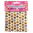 Little Genie Dirty Boob Mini Party Napkins featuring playful boobie designs for adult celebrations.