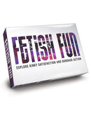 Fetish Fun Adult Game packaging showcasing explore kinky satisfaction and bondage action.