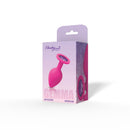 Viben Gemma Purple Gem Pink Silicone Anal Plug Medium with a decorative gemstone packaging.