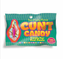 Cunt Candy 3 Oz Bag featuring tart fruity flavor and candy for real cunts, containing 100 pieces.