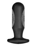 ElectraStim Aura Silicone Noir Multi-Purpose Probe for electrosex stimulation, featuring conductive zones.