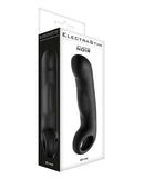 ElectraStim Ovid Silicone Noir Electro G-Spot Dildo packaging showcasing sleek black design.