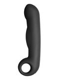 ElectraStim Ovid Silicone Noir Electro G-Spot Dildo with a sleek black design and ergonomic shape.