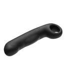 ElectraStim Ovid Silicone Noir Electro G-Spot Dildo in sleek black silicone design.