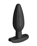 ElectraStim Silicone Noir Rocker Butt Plug Medium, sleek design for electro-stimulation and hands-free play.