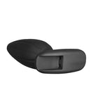 ElectraStim Silicone Noir Rocker Butt Plug Medium in sleek black design for electro-stimulation and hands-free play.