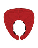 ElectraStim Silicone Fusion Viper Cock Shield in red, designed for comfort and electro play sensations.