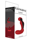 ElectraStim Silicone Fusion Habanero Prostate Massager in packaging showcasing its design and features.