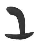 ElectraStim Electro Booty Buddy Prostate Massager Black showcasing its curved design for anal pleasure.