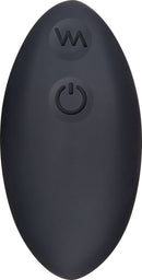 Hidden Pleasure Remote Controlled Vibrating Panty Black wireless remote control for hands-free pleasure.