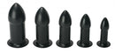 Size Matters Ease-In Anal Dilator Kit Black five-piece training set for comfort and confidence building.
