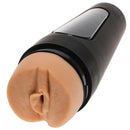 Doc Johnson Main Squeeze Tana Lea Pussy Stroker Vanilla close-up view of realistic molded design and durable casing.