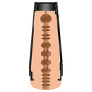 Doc Johnson Main Squeeze Tana Lea Pussy Stroker Vanilla showing interior texture and hard-case design.