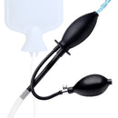 CleanStream Inflatable Enema Plug Black with bulb for easy inflation and release.