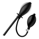 CleanStream Inflatable Enema Plug Black for easy enema control, featuring a squeezable bulb and inflatable design.
