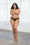 Thigh High Silicone Queen Size from Dreamgirl Lingerie model showcasing elegant thigh high stockings.