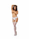 PANTYHOSE W/ GARTERS WHITE O/S-6