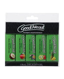 GoodHead Tropical Fruits Oral Delight Gel Pack of 5 showcasing tropical fruit flavors in a sampler pack.