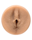 Main Squeeze ULTRASKYN Pussy Stroker Ariana Marie detailed view of realistic stroker interior texture.