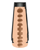 Main Squeeze ULTRASKYN Pussy Stroker Ariana Marie cutaway view showing realistic interior texture and design.