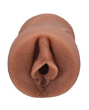 Signature Strokers ULTRASKYN Pocket Pussy Xxlayna Marie showing lifelike entrance detail for a realistic experience.