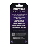 Signature Strokers ULTRASKYN Pocket Pussy Jane Wilde Vanilla features key attributes and product details.