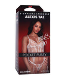 Packaging for Signature Strokers ULTRASKYN Pocket Pussy Alexis Tae Caramel featuring Alexis Tae.