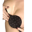 Strict Leather Breast Binders with Spikes showcasing bold leather design and circular spikes for intense sensation.