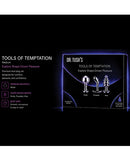 Dr Tush's Tools of Temptation Medium Anal Plug Set Metal with three distinct shapes for enhanced pleasure.