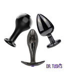 Dr Tush's Bad Decisions Collection Anal Plug Set Metal featuring three premium metal plugs for backdoor exploration.