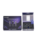 Dr Tush's Bad Decisions Collection Anal Plug Set Metal in elegant packaging showcasing premium metal plugs.