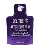 Dr Tush's After Butt Play Gel 2.5 ml Sachet featuring soothing relief formula for comfort after anal play.