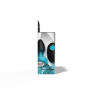 Eluxe Small Vibrating Anal Plug Clear Gem Blue Ombre showcased in stylish packaging with shimmering details.